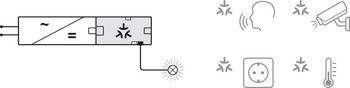 2cestný rozbočovač, Häfele Connect Matter, 2pólové (jednobarevné), 24 V