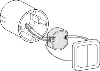 2kanálové rozhraní, Häfele Connect Mesh 80-230 V