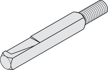 Adaptér čtyřhranu, adaptér čtyřhranu 9 mm, M8, Bks, pro požárně odolné dveře
