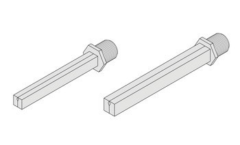 Adaptér čtyřhranu, Hoppe, výměnný čtyřhran 8 mm
