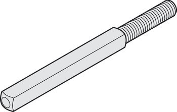 Adaptér čtyřhranu, Startec, čtyřhran 8 mm, M8