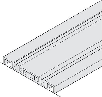 Adaptér pro podlahové vedení, 90 x 40 mm (D x V)