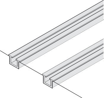 Adaptér pro podlahové vedení, 90 x 40 mm (D x V)