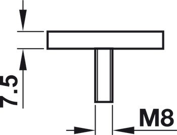 Adaptér pro sklo, Pro průměr stolové desky až do 1000 mm