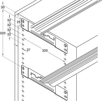 Adaptér, pro systém závěsných desek