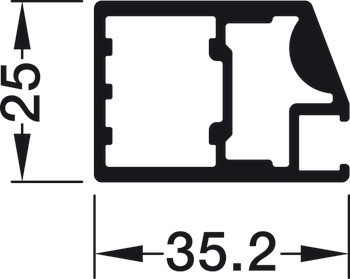 Aluminium Glass Frame Profile