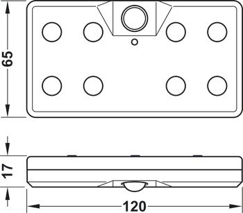 Bateriové svítidlo, Häfele Loox LED 9004, 12 V