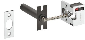 Bezpečnostní dveřní řetízek, Pro dveře otevírané dovnitř vyrobené ze dřeva