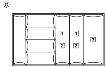 Blok na nože, Dřevo, univerzální vložka pro příbory a Matrix Box P