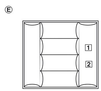 Blok na nože, Dřevo, univerzální vložka pro příbory a Matrix Box P