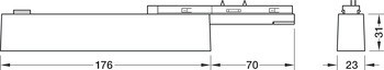 Bodové svítidlo, Häfele Lighting OneCable Spot 9 Connect linear, tunable white, 24 V