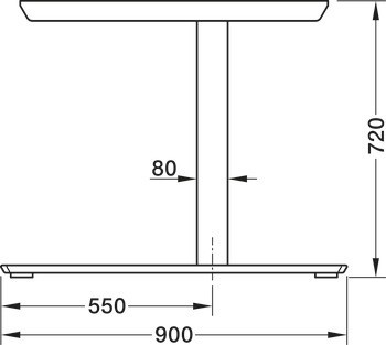 C-1200 boční díl, Häfele Officys TF601 Work Solid