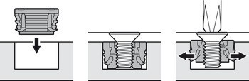 čelní kování, Blum Expando T, pro Aventos HK (Tip-On, Servo-Drive), HS (Servo-Drive), HL (Servo-Drive)