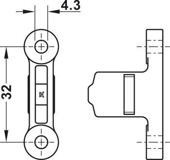 Čelní kování, Häfele Matrix Box P Plus