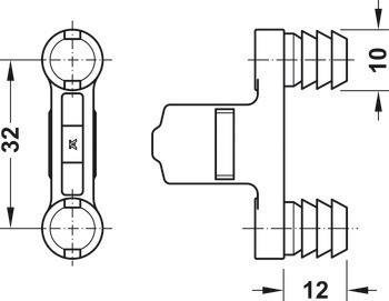 Čelní kování, Häfele Matrix Box P Plus