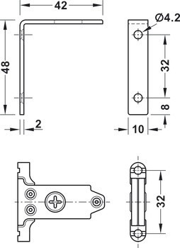 Čelní kování, Häfele Matrix Box Slim A