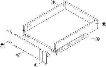 Panel, Pro vnitřní zásuvku Matrix Box Slim A30