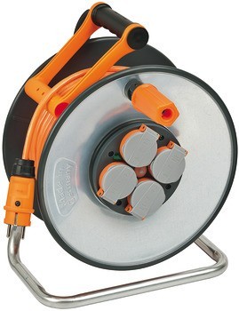 Cívka a kabelem, professionalLINE SteelCore, IP44, BGI 608
