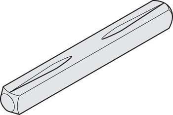 Čtyřhran, Scheitter, čtyřhran 10 mm, s oboustranným excentrickým otvorem