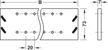 Dělicí příčka, Häfele Officys Variant