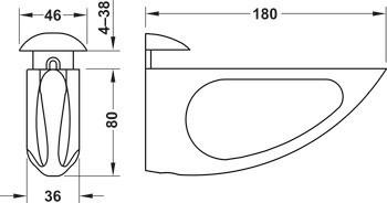 Designová konzole, Design, pro dřevo a sklo