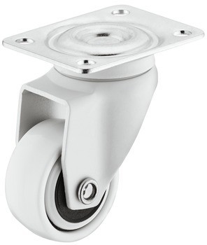 Designové nábytkové kolečko, Nosnost 12-50 kg, pevné nebo volnoběžné