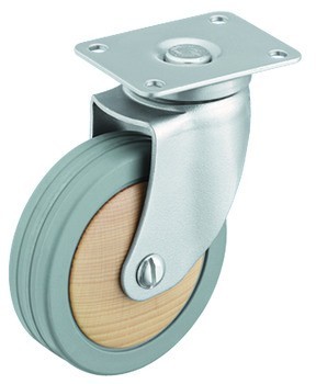 Designové nábytkové kolečko, Nosnost 55-70 kg, pevné nebo volnoběžné