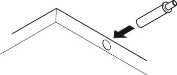 Deska křížového adaptéru, pro mechanismus tlumeného zavírání, pro řadu vrtaných otvorů 32 mm