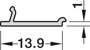 Difuzor, Häfele Loox pro profil 1108