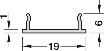 Difuzor, pro profil do sádrokartonu 5113, 5114, 5115, 5116