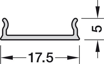 Difuzor, pro profil do sádrokartonu 5113, 5115, 5116