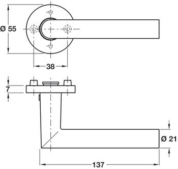 Klika, Hliník, FSB, ASL® model 10 1076