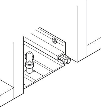 Dřevěné otočně posuvné dveře, Hawa Concepta 35 předmontovaná, sada