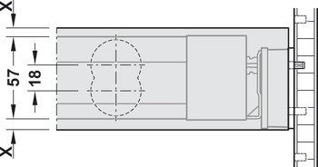 Držák panelu, Häfele Dresscode