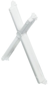 Držák police, Häfele Ixconnect SH-W-5548, pro dřevěné police, plast, pro různé tloušťky panelů