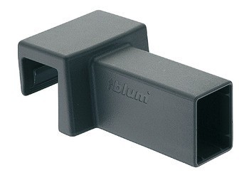 Držák relingu, Pro příčný reling Blum Ambia Line, design ocel