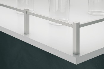 Držák relingu, systém relingu nástavby, pro reling nástavby 8 x 8 mm
