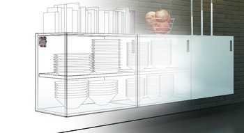 Držák skříňky, spodní skříňka, k nalisování