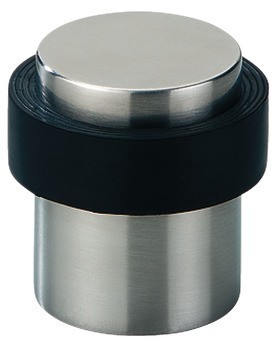 Dveřní doraz montovaný na podlahu, Saténový nerez, k přišroubování, Startec