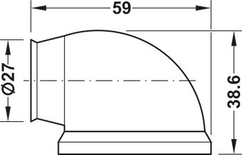 Dveřní doraz, Pro montáž na podlahu, magnetický, přídržná síla 10 nebo 20 kg