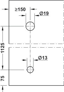 Dveřní klika, Nerez, Startec, model PH 2139, uzamykatelné