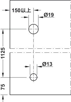 Dveřní klika, Nerez, Startec, model PH 2140, uzamykatelné