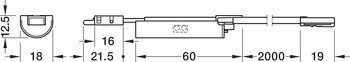 Dveřní senzor, Häfele Loox5 profil 2194, 12 V