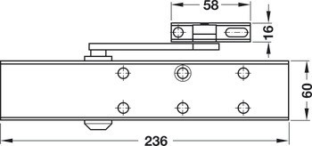 Dveřní zavírač, DCL51