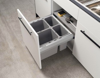 Dvojdílný odpadkový koš, Pro Blum Tandembox XL, 2 x 35 litrů