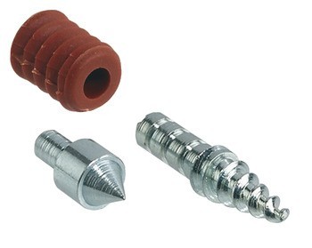 Dvojdílný spoj na hmoždinku, k nalisování, pro hloubku vrtání 12,5/13,5 mm