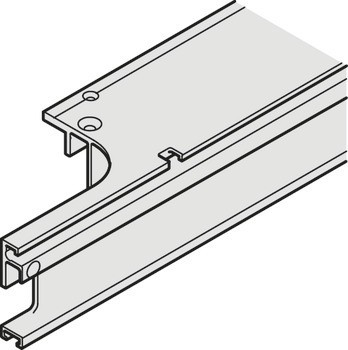 Dvojitá pojezdová kolejnice, pro Hawa Folding Concepta III