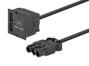 Dvojitá USB dobíjecí jednotka, systém B