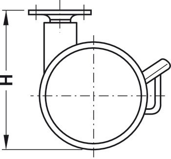 Dvojité kolečko, Nosnost 100 kg