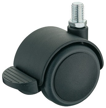 Dvojité kolečko, Nosnost 50 kg, řiditelné